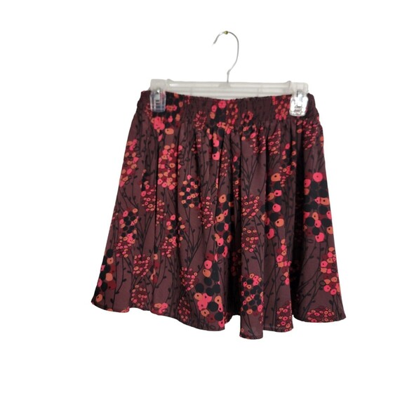 Fossil - Women's 2 (XS) - Multi-Color Floral Print Cotton Full Mini Skirt - Picture 1 of 6